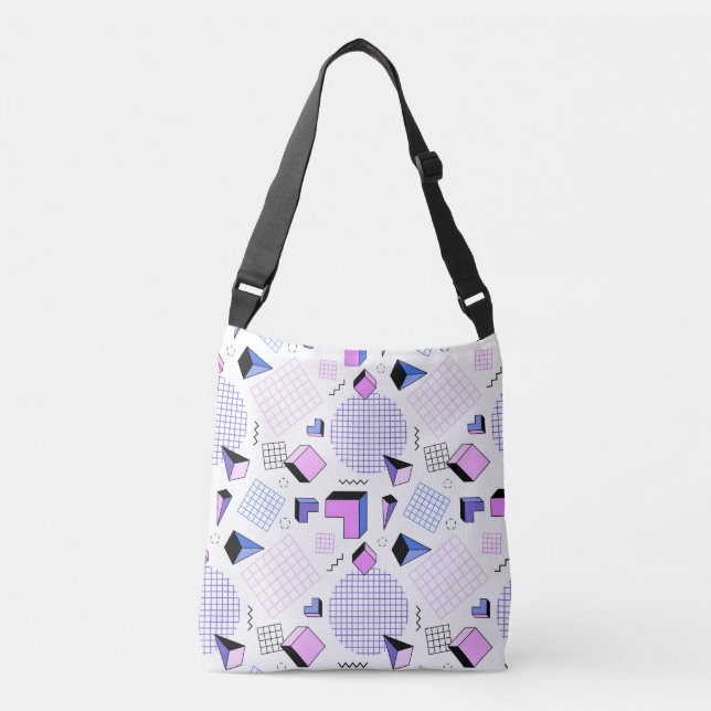 Geometric Pattern 13 Crossbody Bag (Front)