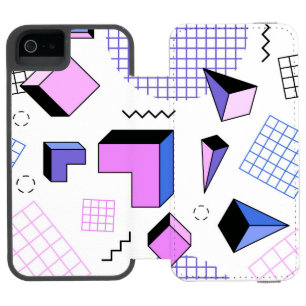 Geometric Pattern 13 iPhone SE/5/5s Wallet Case