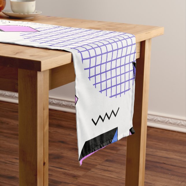 Geometric Pattern 13 Short Table Runner (In Situ)