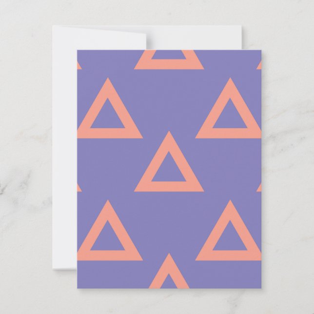 Geometric Pattern 16 Note Card (Front)
