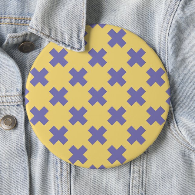 Geometric Pattern 18 Button (In Situ)