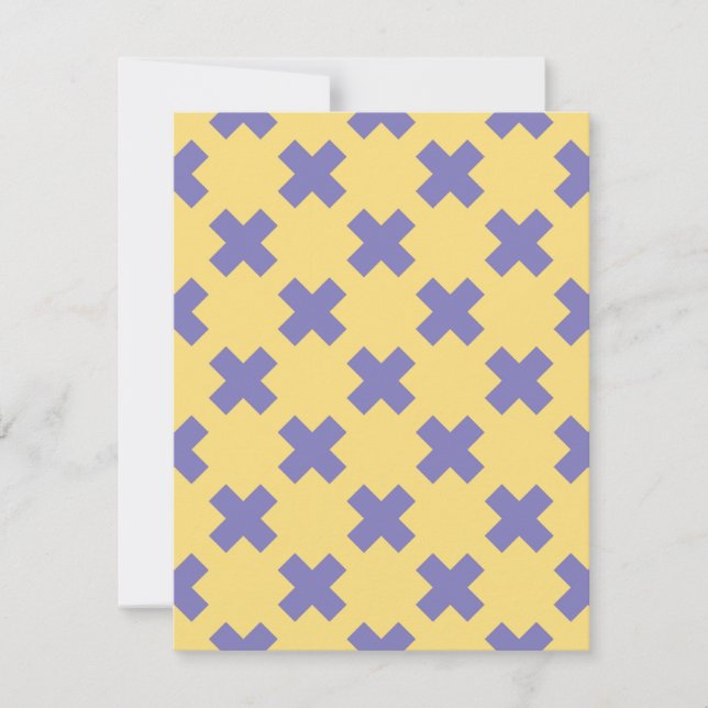 Geometric Pattern 18 Note Card (Front)