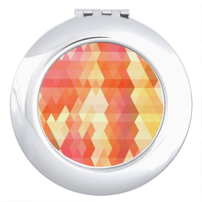 Geometric pattern 1 compact mirror (Front)