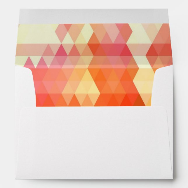 Geometric pattern 1 envelope (Back (Bottom))
