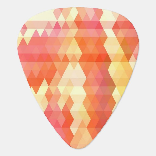 Geometric pattern 1 guitar pick (Front)