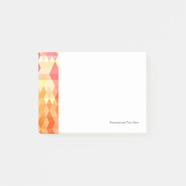 Geometric pattern 1 post-it notes (Front)