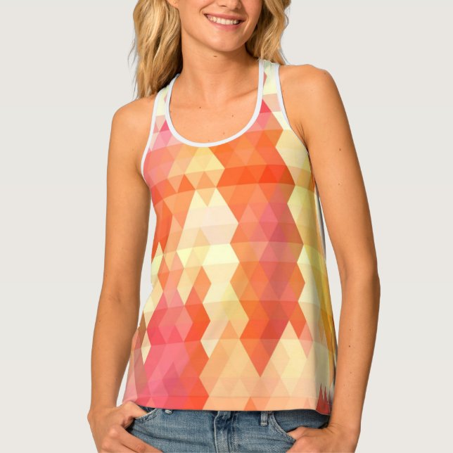 Geometric pattern 1 tank top (Front)