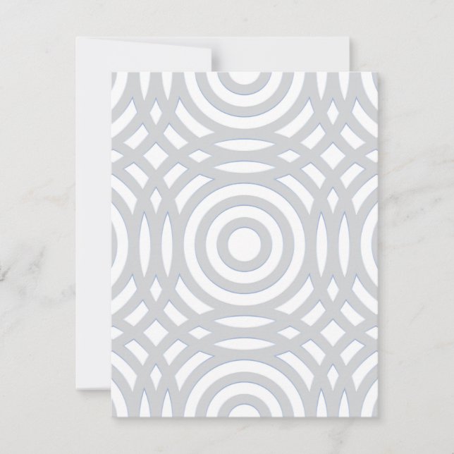 Geometric Pattern 22 Note Card (Front)
