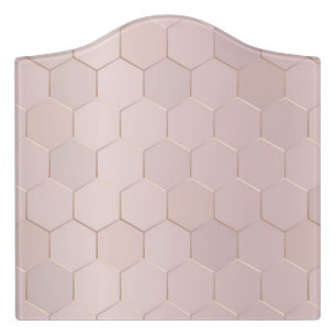 Geometric Pattern 27 Door Sign