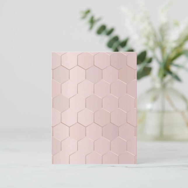 Geometric Pattern 27 Holiday Postcard (Standing Front)