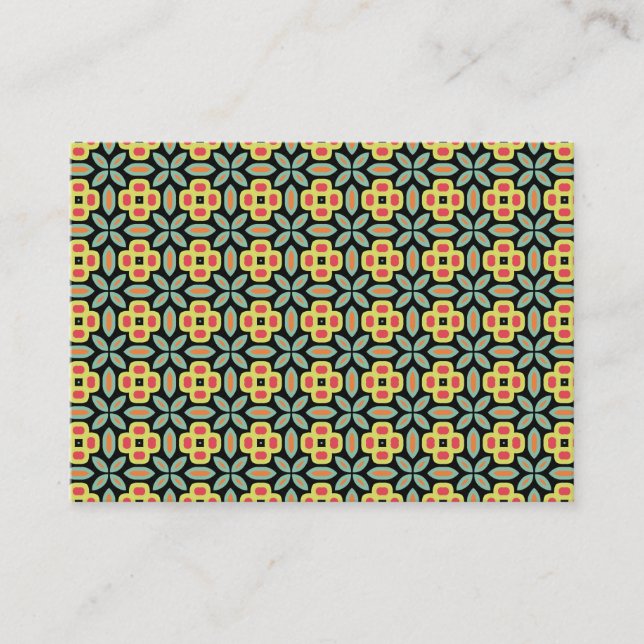 Geometric Pattern 280514(3) Business Card (Front)