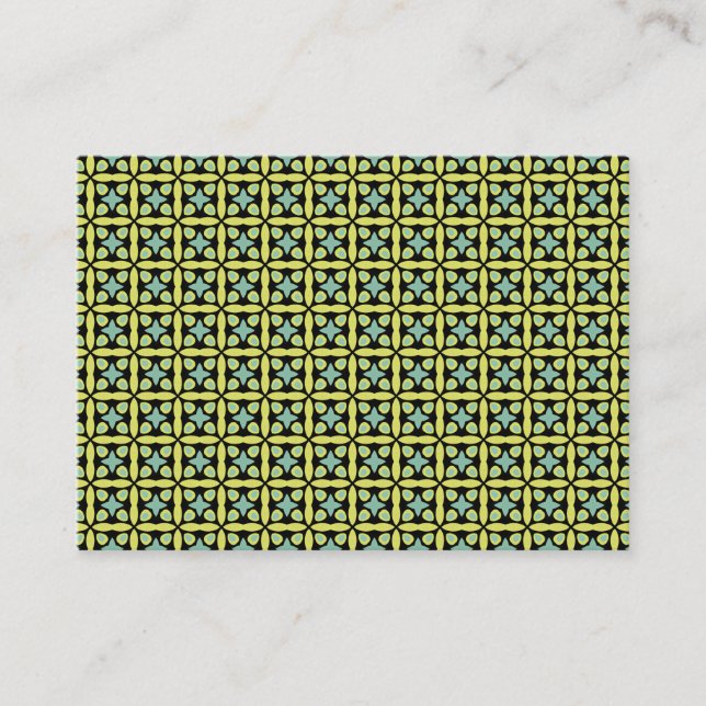 Geometric Pattern 280514(4) Business Card (Front)
