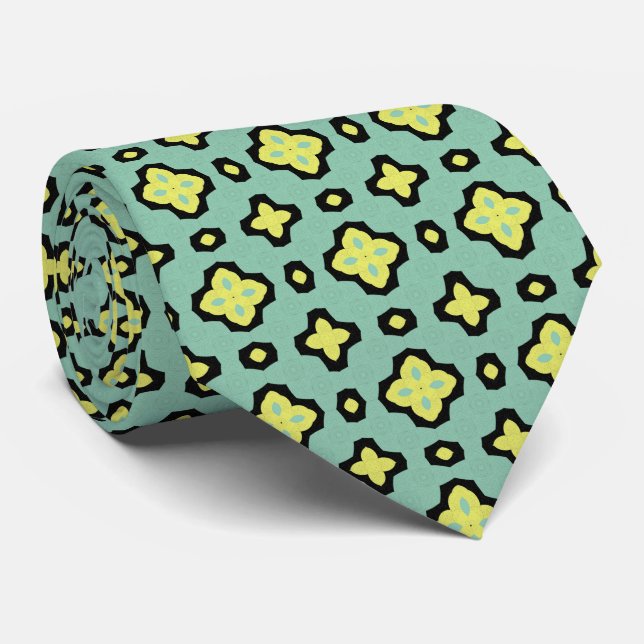 Geometric Pattern 280514(5) Neck Tie (Rolled)