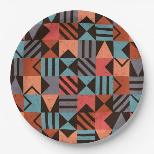 Geometric Pattern 28 Paper Plates