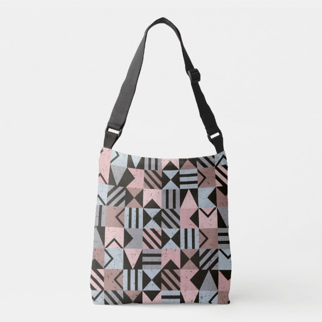 Geometric Pattern 29 Crossbody Bag (Front)