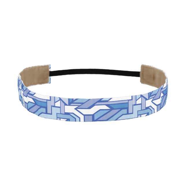 Geometric pattern 2 athletic headband (Front)