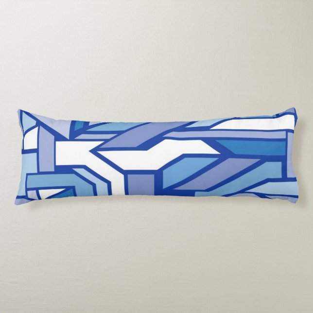 Geometric pattern 2 body pillow (Front)