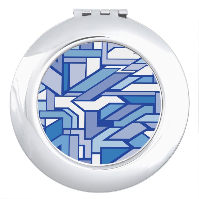 Geometric pattern 2 compact mirror (Front)