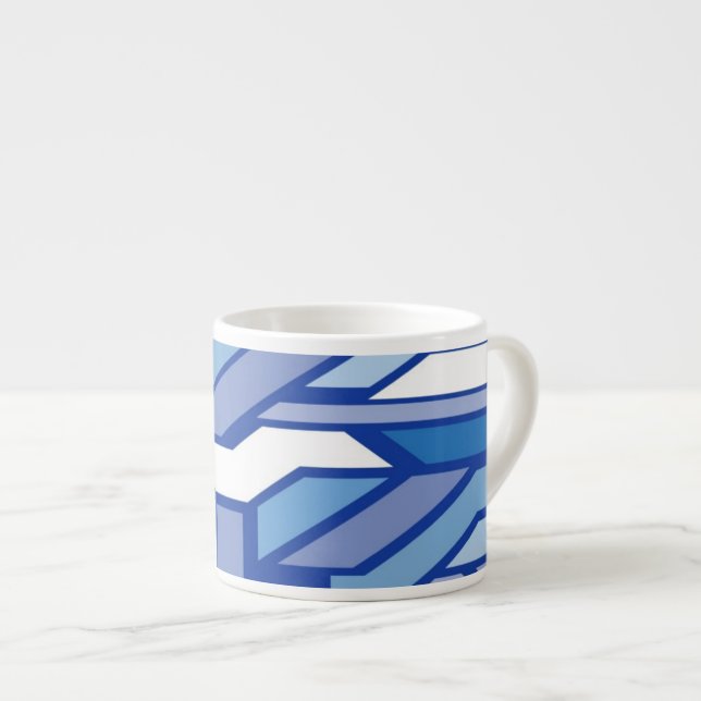 Geometric pattern 2 espresso cup (Front Right)
