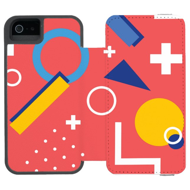 Geometric Pattern 2 Incipio iPhone Wallet Case (Folio Open)