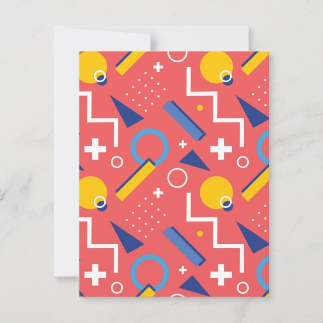 Geometric Pattern 2 Note Card (Front)