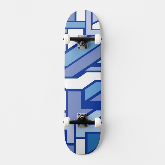 Geometric pattern 2 skateboard deck (Front)