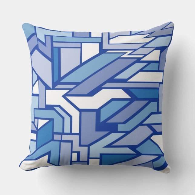 Geometric pattern 2 throw pillow (Front)