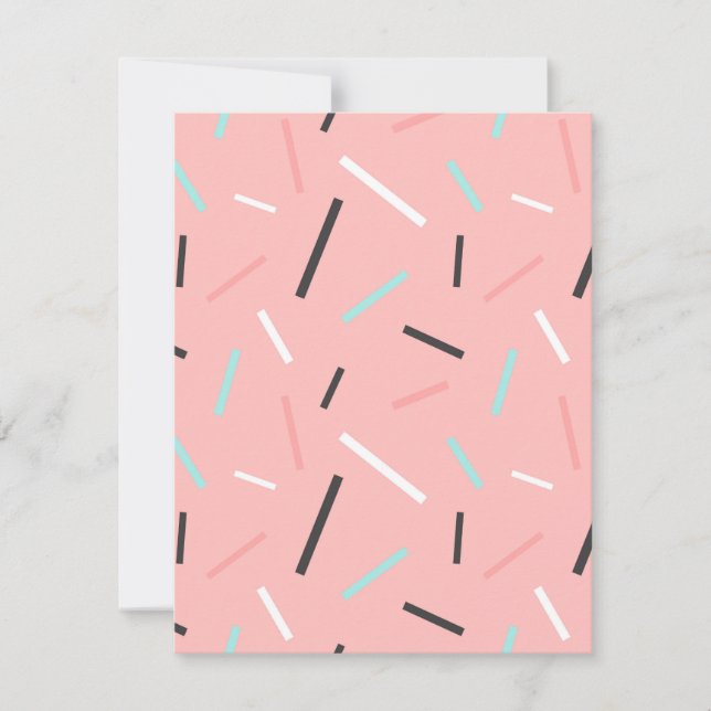 Geometric Pattern 30 Note Card (Front)