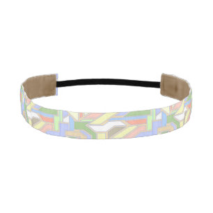 Geometric pattern 3 athletic headband