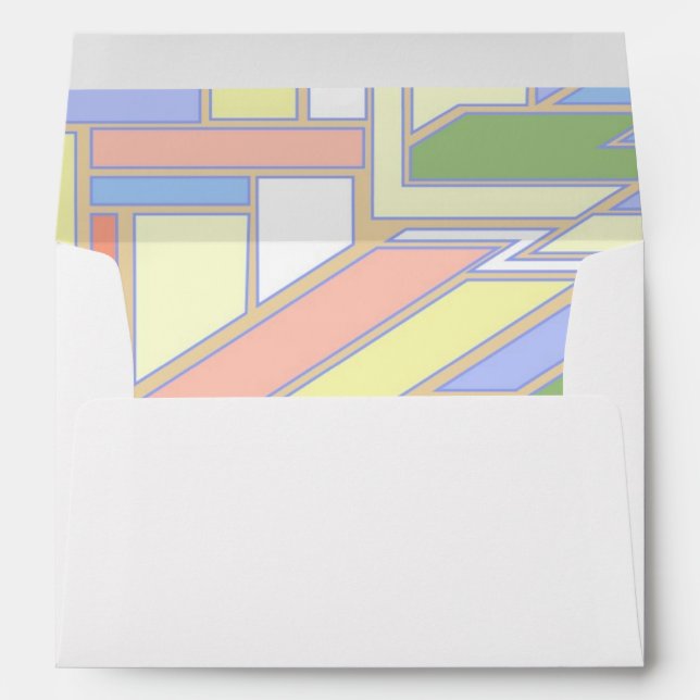 Geometric pattern 3 envelope (Back (Bottom))