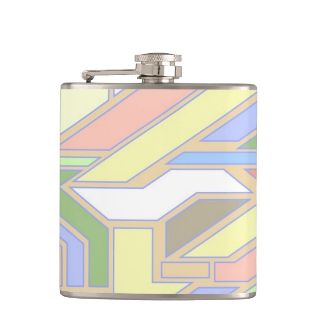 Geometric pattern 3 flask (Front)