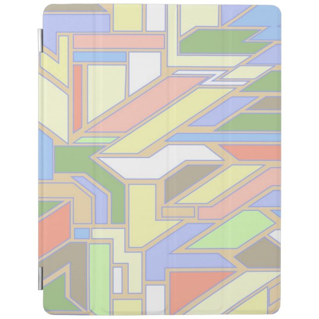 Geometric pattern 3 iPad smart cover (Front)