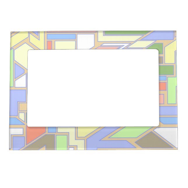 Geometric pattern 3 magnetic frame (Front)