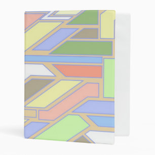 Geometric pattern 3 mini binder