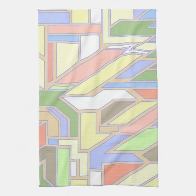 Geometric pattern 3 towel (Vertical)
