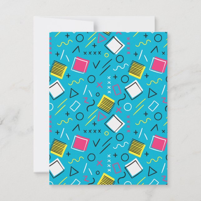 Geometric Pattern 4 Note Card (Front)