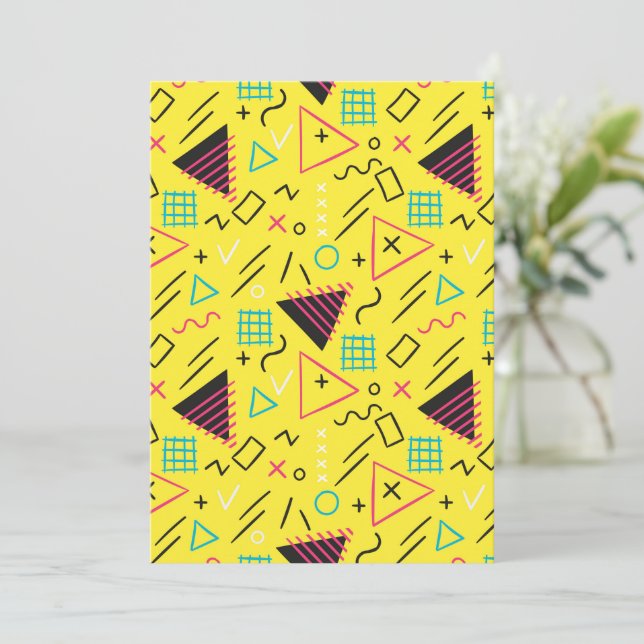 Geometric Pattern 6 Card (Standing Front)
