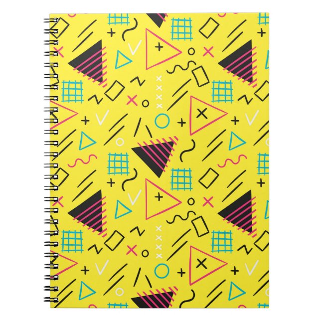 Geometric Pattern 6 Notebook (Front)
