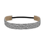 Geometric pattern art design athletic headband