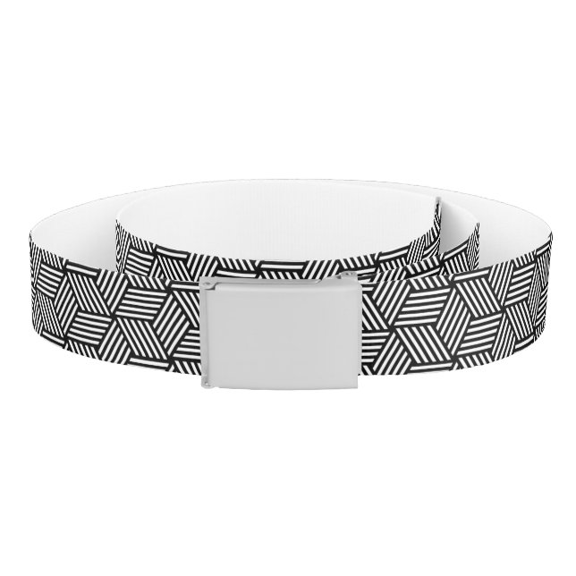 Geometric pattern art design belt (Coil)