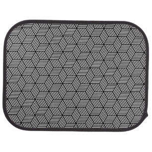 Geometric pattern art design car floor mat