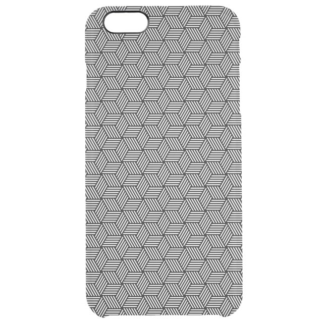 Geometric pattern art design uncommon iPhone case (Back)