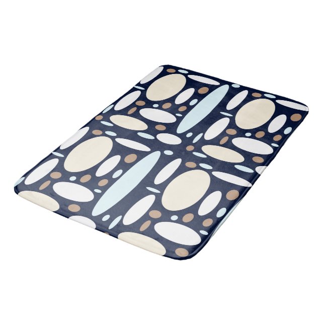 Geometric pattern bath mat (Angled)