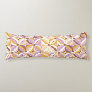 Geometric pattern body pillow