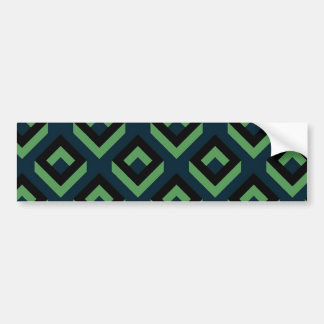 Geometric pattern bumper sticker
