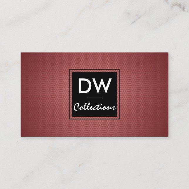 Geometric Pattern Business Card (Front)