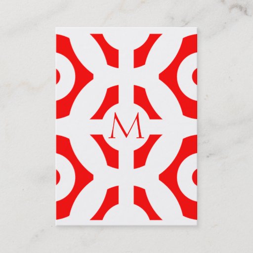 Customizable Geometric Pattern Business Card
