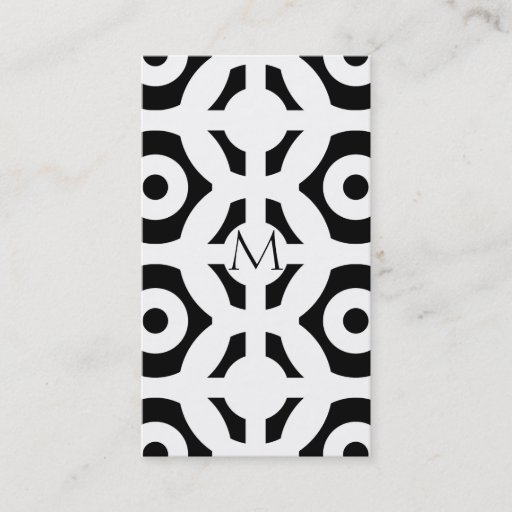 Customizable Geometric Pattern Business Card