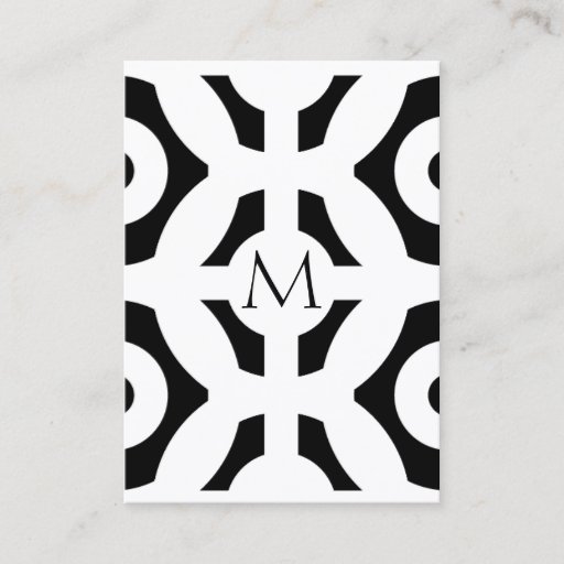 Customizable Geometric Pattern Business Card