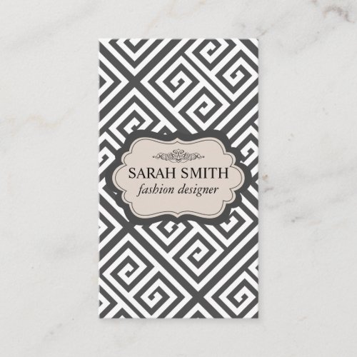 Geometric Pattern Business Card